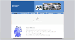 Desktop Screenshot of beckertransporte.de